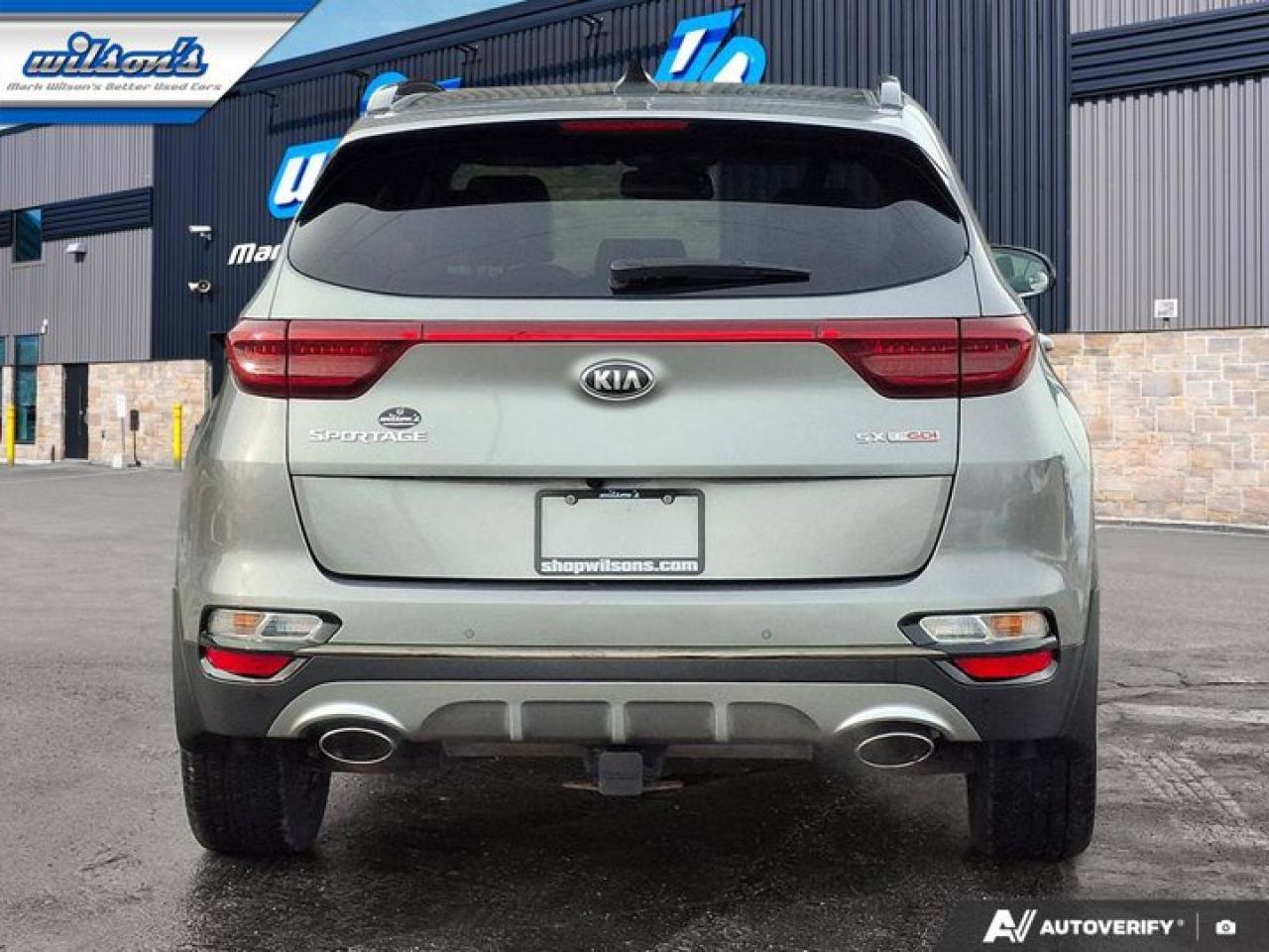 2020 Kia Sportage SX AWD | Leather | Sunroof | Nav | Smart Cruise | Cooled + Heated Seats | Heated Wheel | and More ! Photo