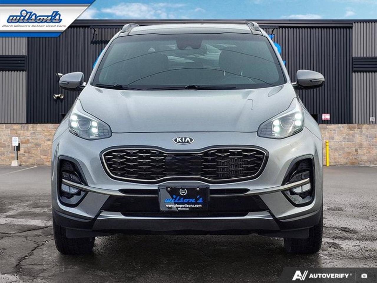 2020 Kia Sportage SX AWD | Leather | Sunroof | Nav | Smart Cruise | Cooled + Heated Seats | Heated Wheel | and More ! Photo