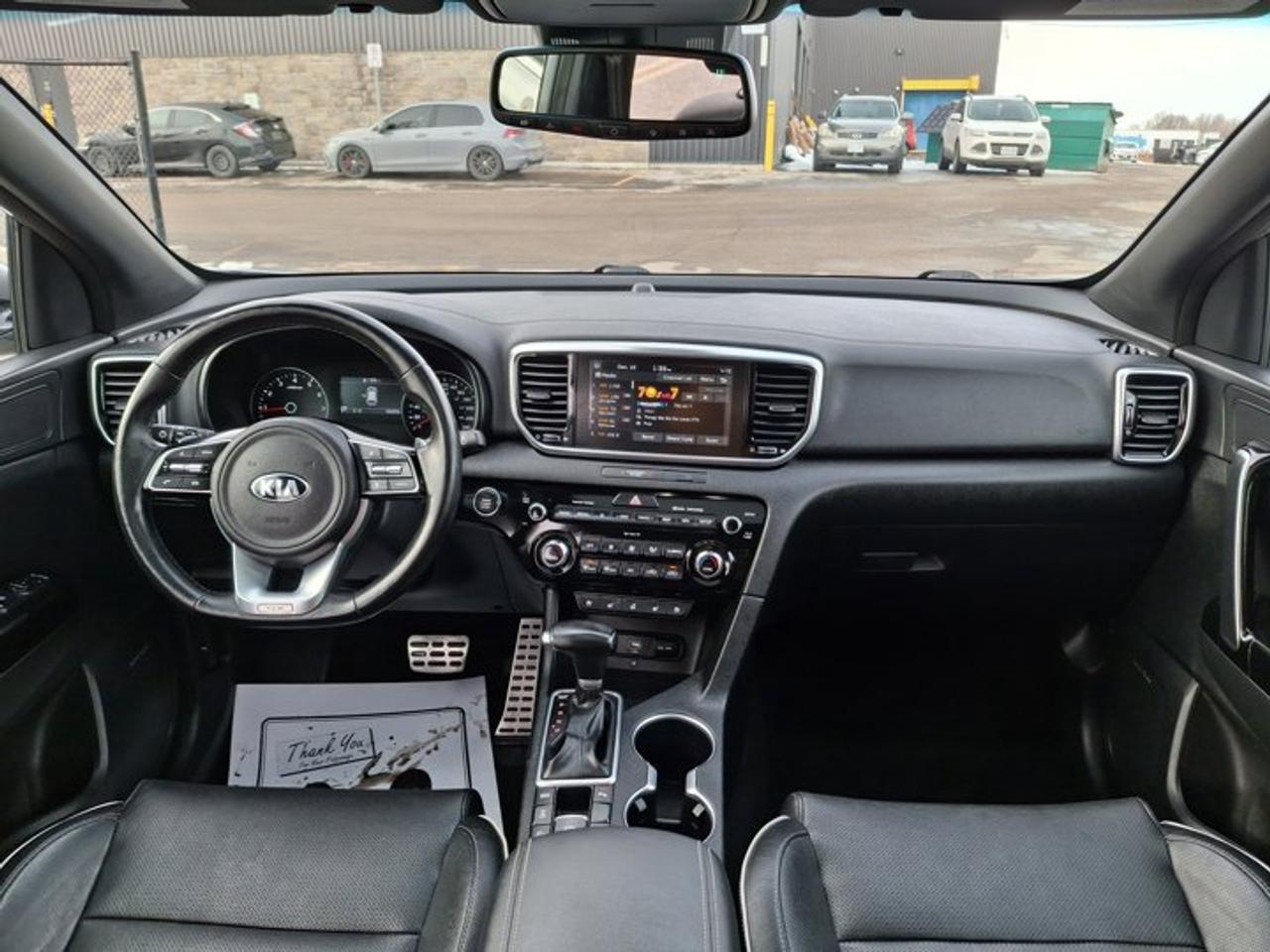 2020 Kia Sportage SX AWD | Leather | Sunroof | Nav | Smart Cruise | Cooled + Heated Seats | Heated Wheel | and More ! Photo