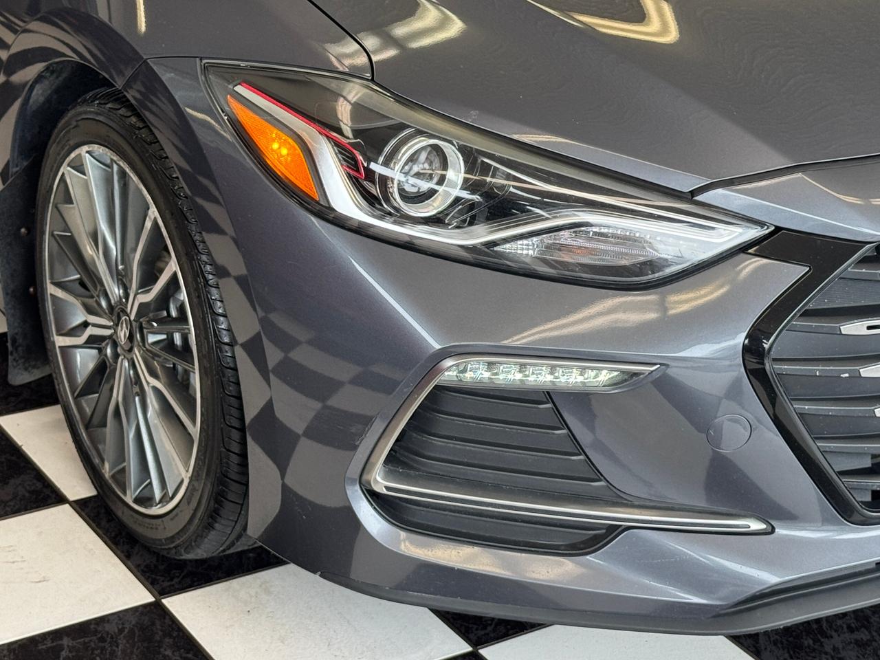 2017 Hyundai Elantra SPORT Turbo DCT+CAM+Roof+Leather+ACCIDENT FREE Photo