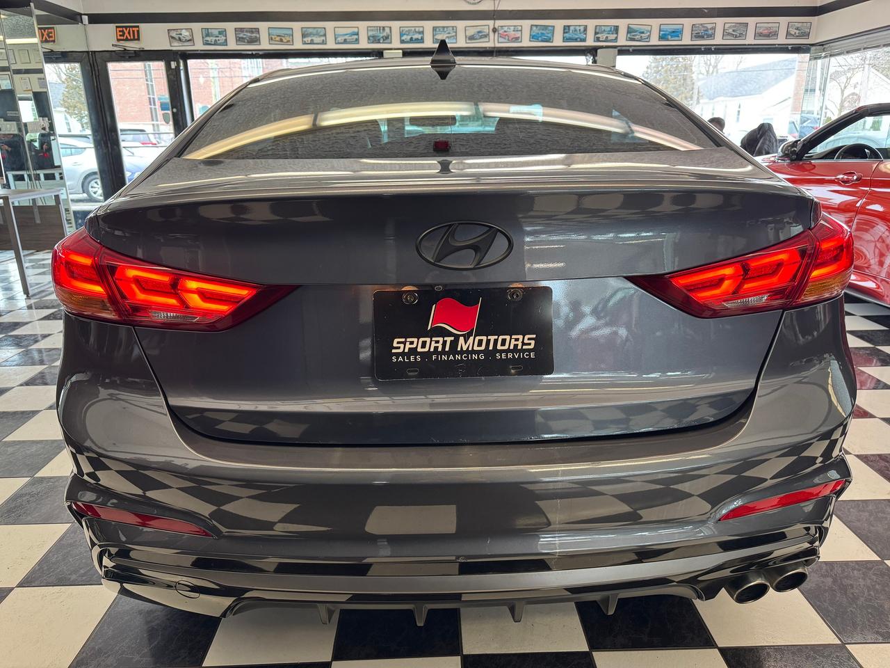 2017 Hyundai Elantra SPORT Turbo DCT+CAM+Roof+Leather+ACCIDENT FREE Photo