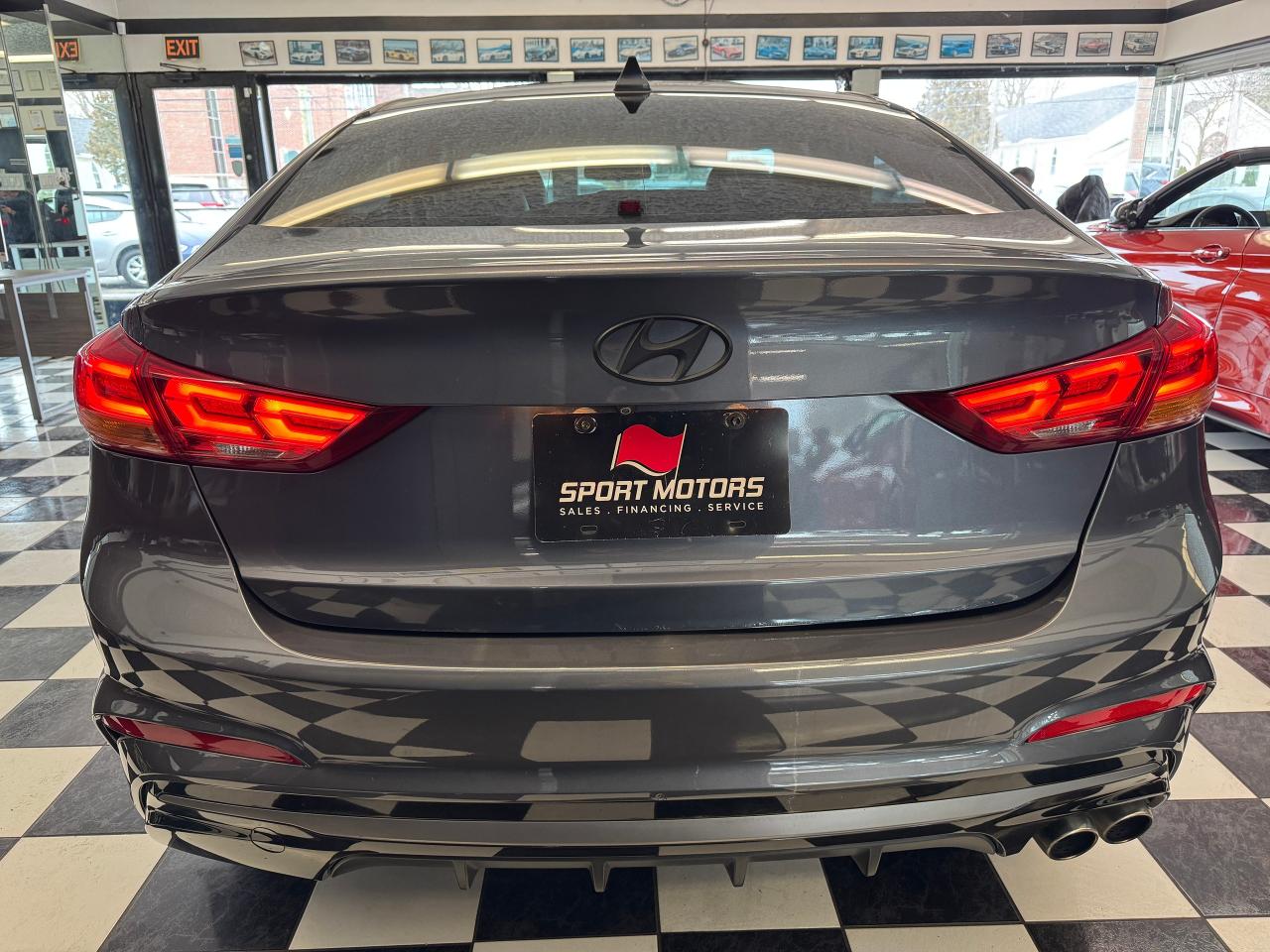 2017 Hyundai Elantra SPORT Turbo DCT+CAM+Roof+Leather+ACCIDENT FREE Photo