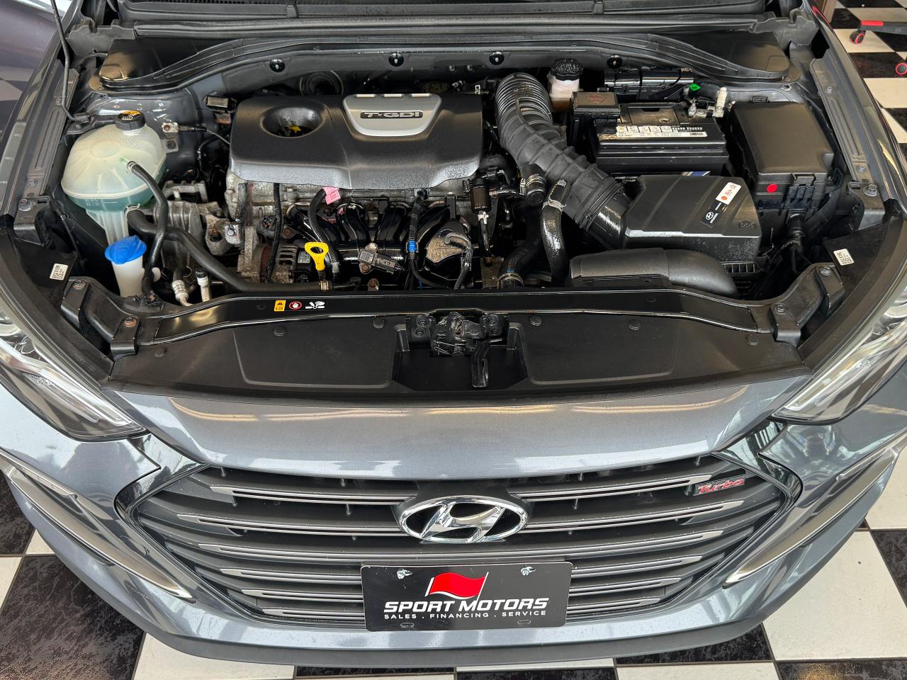 2017 Hyundai Elantra SPORT Turbo DCT+CAM+Roof+Leather+ACCIDENT FREE Photo