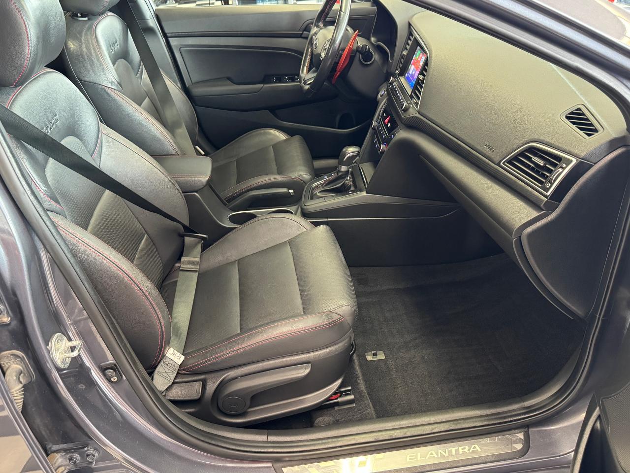 2017 Hyundai Elantra SPORT Turbo DCT+CAM+Roof+Leather+ACCIDENT FREE Photo