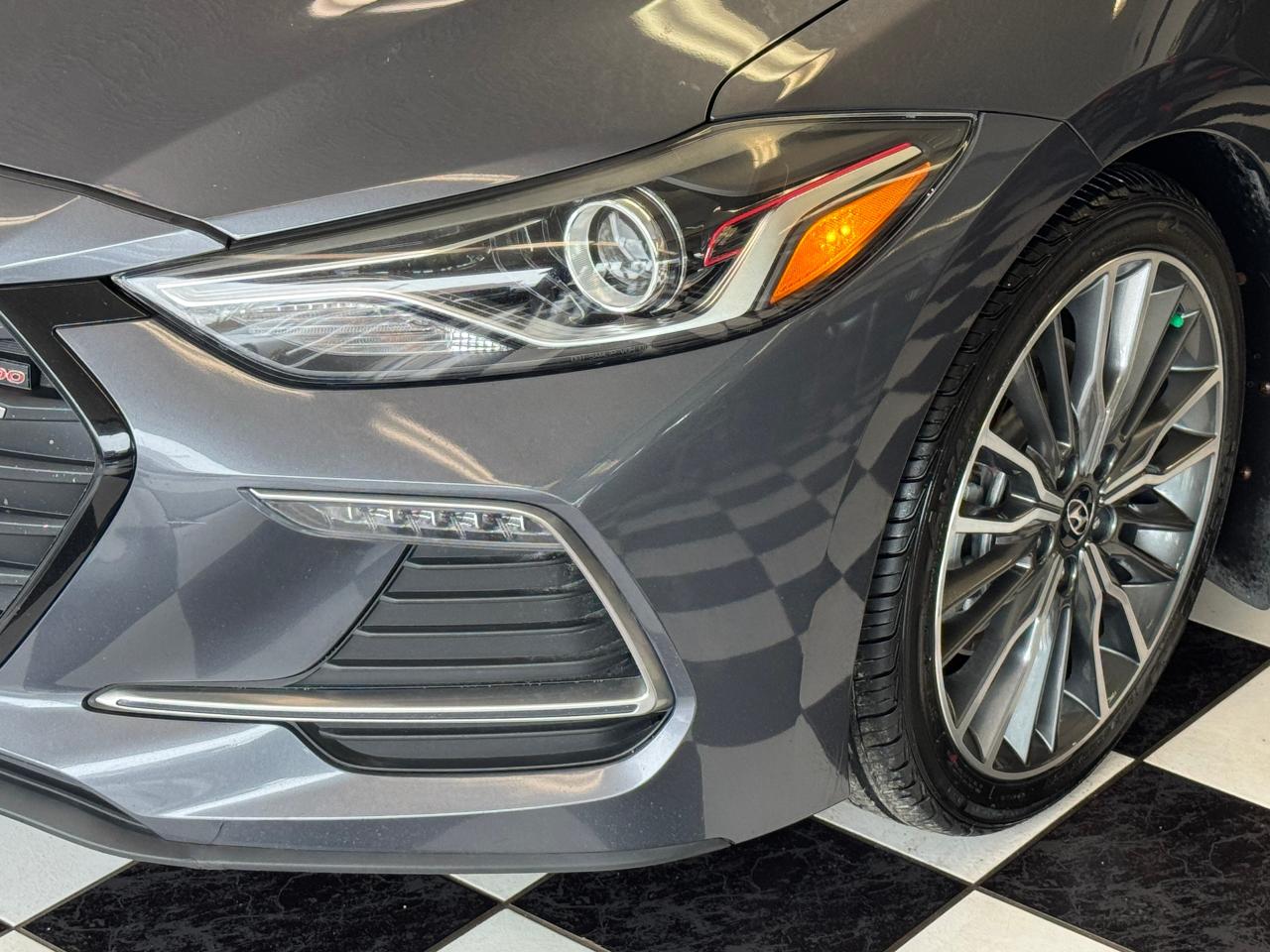 2017 Hyundai Elantra SPORT Turbo DCT+CAM+Roof+Leather+ACCIDENT FREE Photo