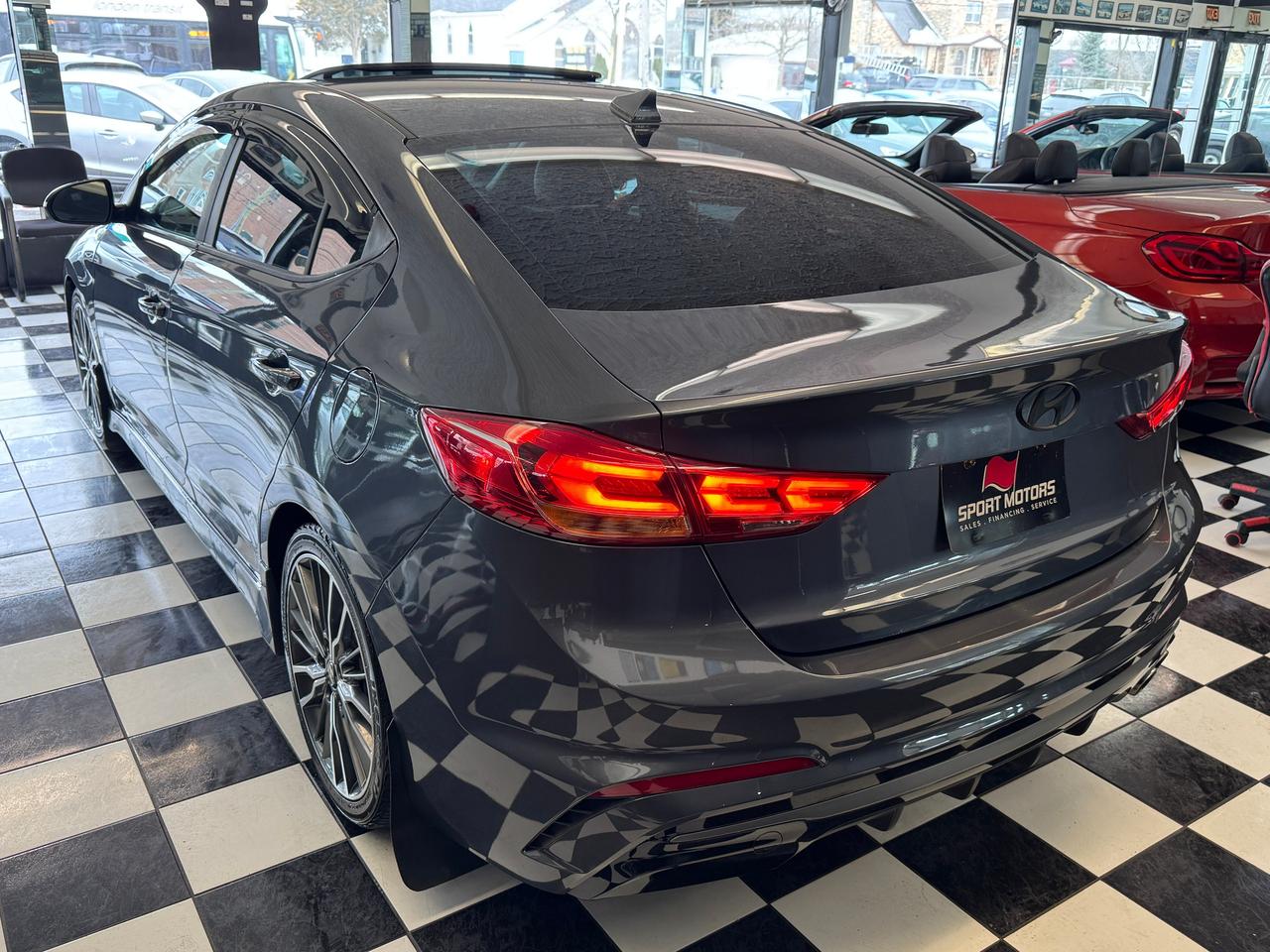 2017 Hyundai Elantra SPORT Turbo DCT+CAM+Roof+Leather+ACCIDENT FREE Photo