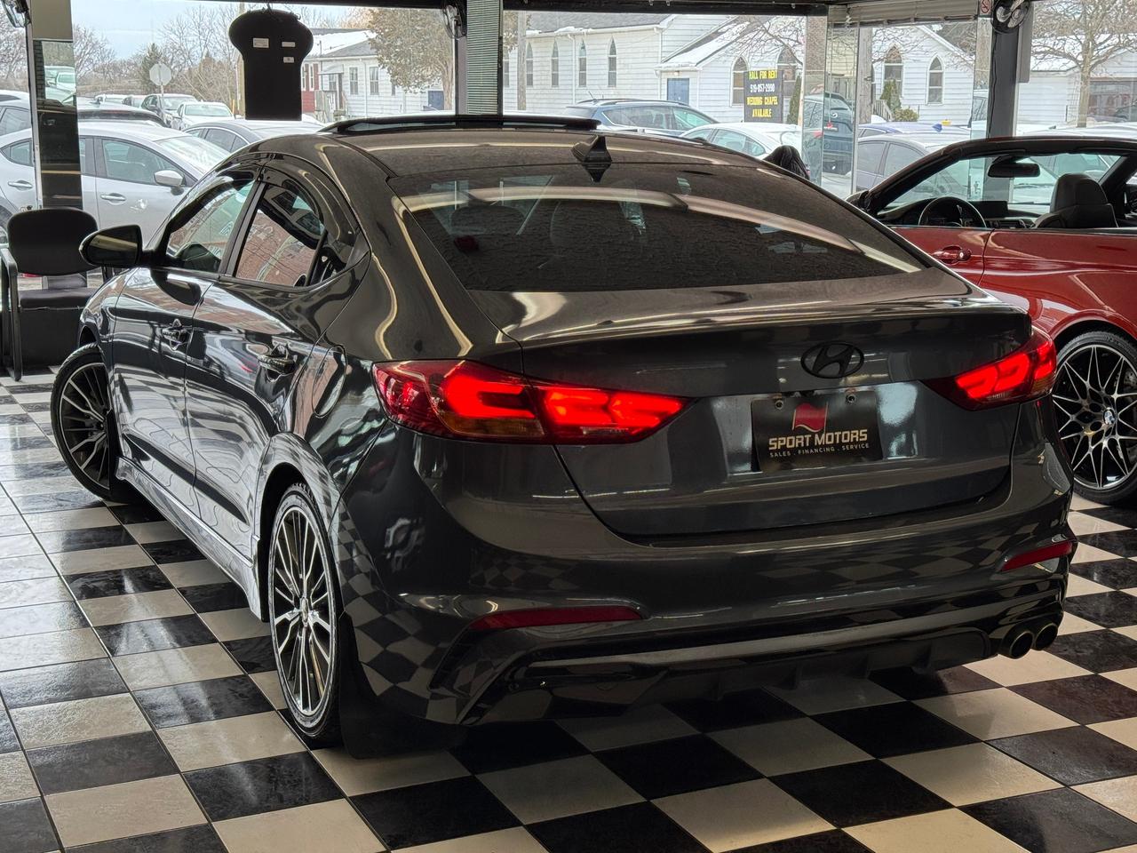 2017 Hyundai Elantra SPORT Turbo DCT+CAM+Roof+Leather+ACCIDENT FREE Photo