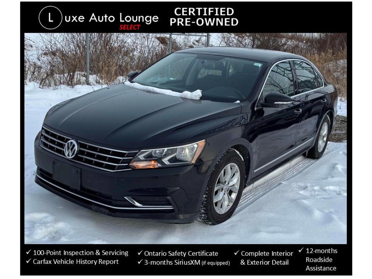 2017 Volkswagen Passat Trendline+ LOW KM, AUTO, HEATED SEATS, B/U CAMERA!