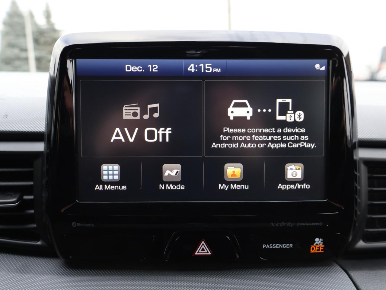 2020 Hyundai Veloster N 2.0 TURBO CERTIFIED *ACCIDENT FREE**LOW KMS* CAMERA BLUETOOTH HEATED SEATS CRUISE ALLOYS Photo