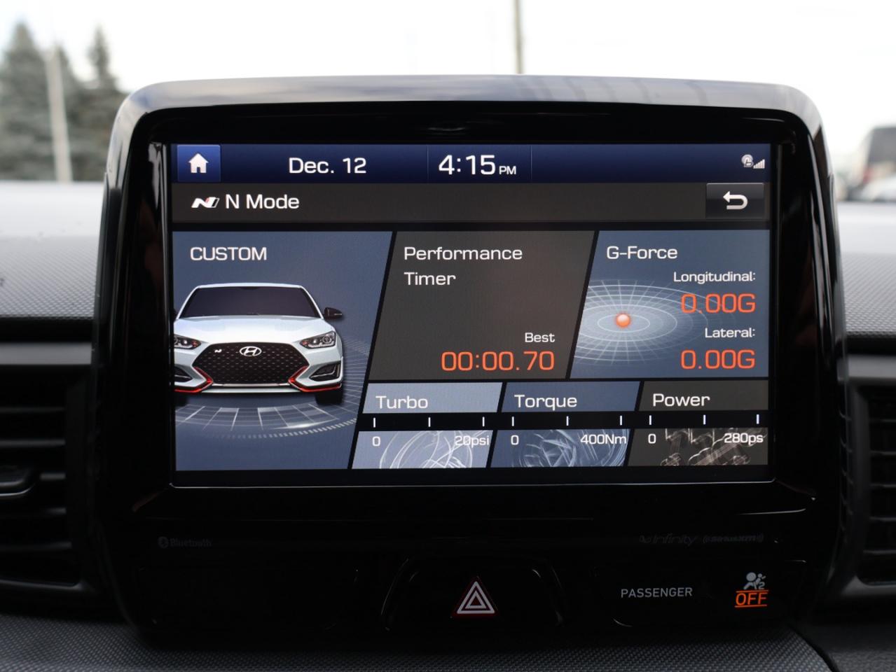 2020 Hyundai Veloster N 2.0 TURBO CERTIFIED *ACCIDENT FREE**LOW KMS* CAMERA BLUETOOTH HEATED SEATS CRUISE ALLOYS Photo