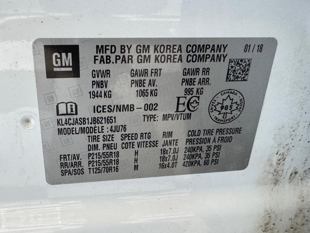 2018 Buick Encore Preferred+Camera+ApplePlay+CLEAN CARFAX Photo