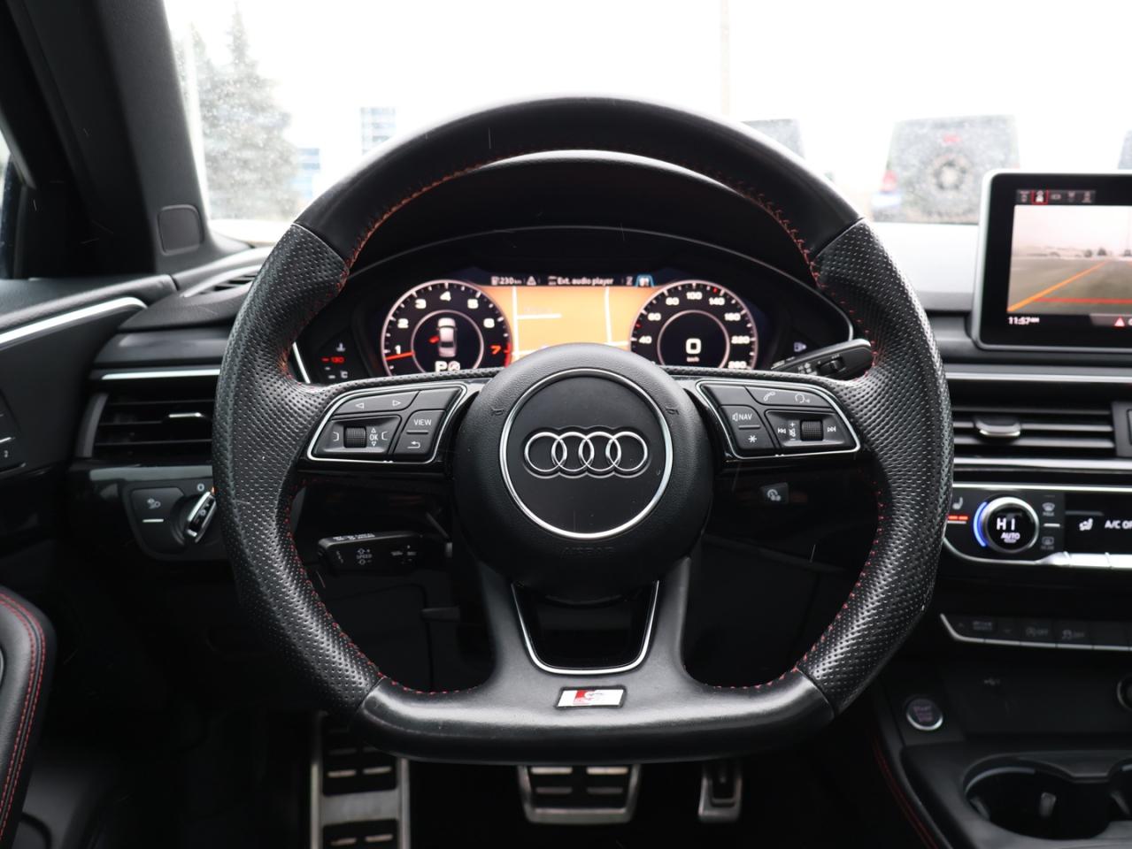 2018 Audi A4 TECH S-LINE AWD CERTIFIED *AUDI MAINTAIN* CAMERA NAV BLUETOOTH LEATHER HEATED SEATS SUNROOF CRUISE ALLOYS Photo