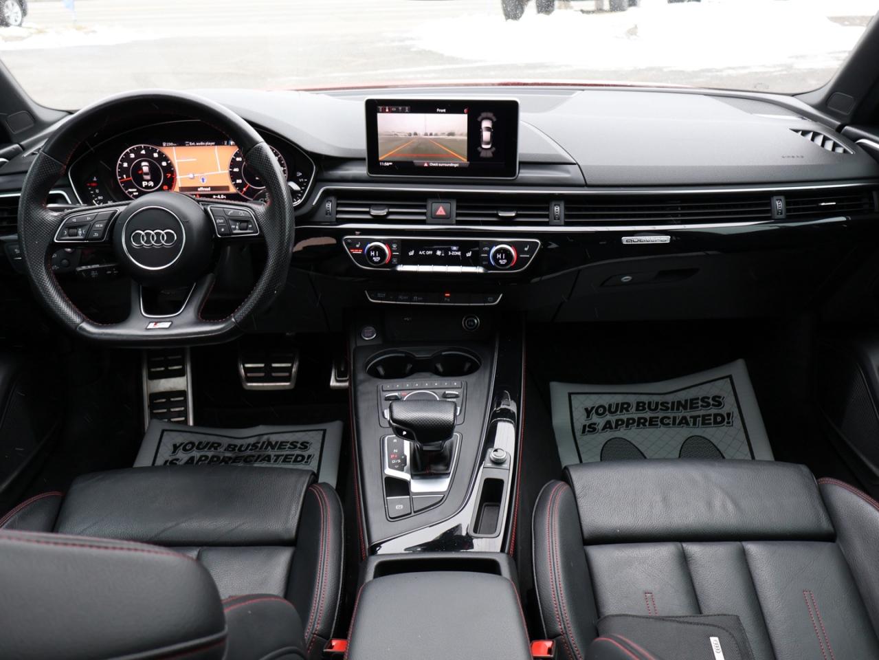 2018 Audi A4 TECH S-LINE AWD CERTIFIED *AUDI MAINTAIN* CAMERA NAV BLUETOOTH LEATHER HEATED SEATS SUNROOF CRUISE ALLOYS Photo