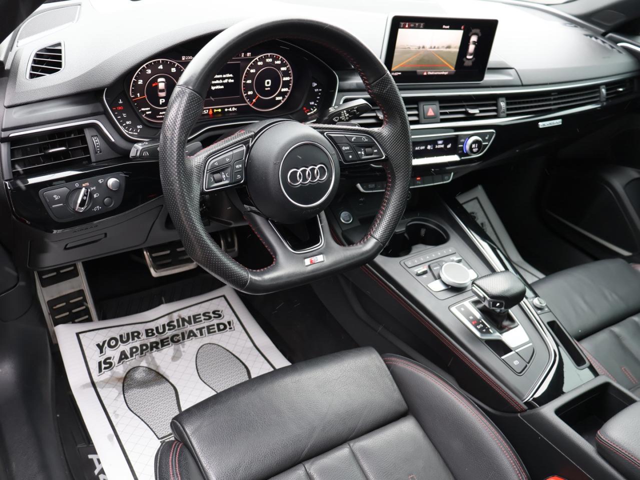 2018 Audi A4 TECH S-LINE AWD CERTIFIED *AUDI MAINTAIN* CAMERA NAV BLUETOOTH LEATHER HEATED SEATS SUNROOF CRUISE ALLOYS Photo