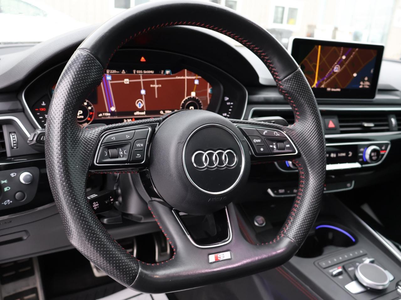 2018 Audi A4 TECH S-LINE AWD CERTIFIED *AUDI MAINTAIN* CAMERA NAV BLUETOOTH LEATHER HEATED SEATS SUNROOF CRUISE ALLOYS Photo