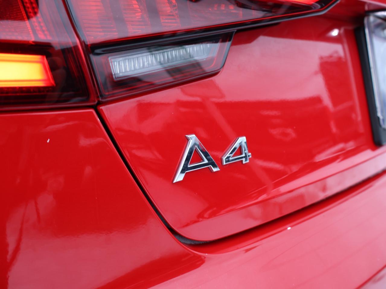 2018 Audi A4 TECH S-LINE AWD CERTIFIED *AUDI MAINTAIN* CAMERA NAV BLUETOOTH LEATHER HEATED SEATS SUNROOF CRUISE ALLOYS Photo