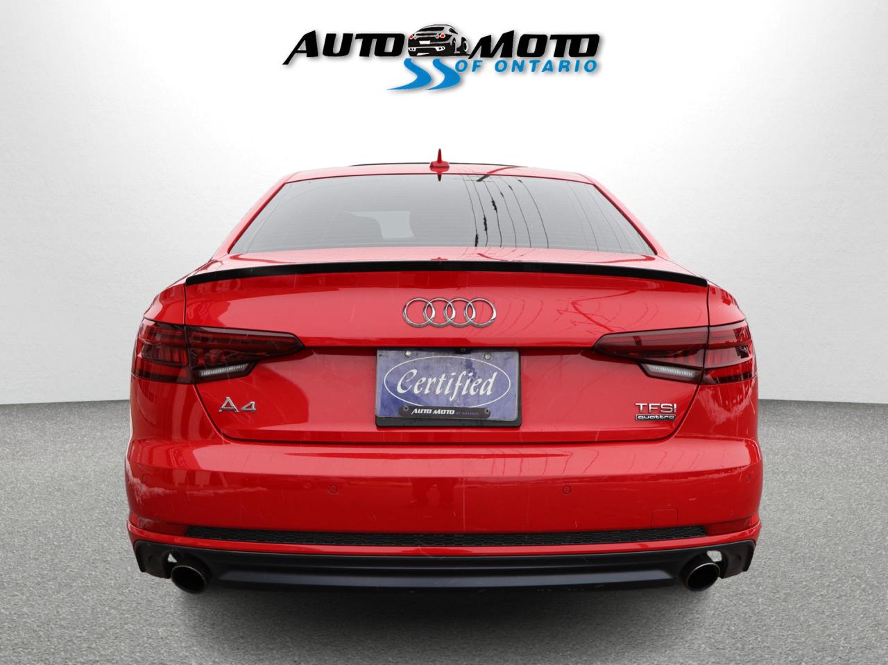 2018 Audi A4 TECH S-LINE AWD CERTIFIED *AUDI MAINTAIN* CAMERA NAV BLUETOOTH LEATHER HEATED SEATS SUNROOF CRUISE ALLOYS Photo4