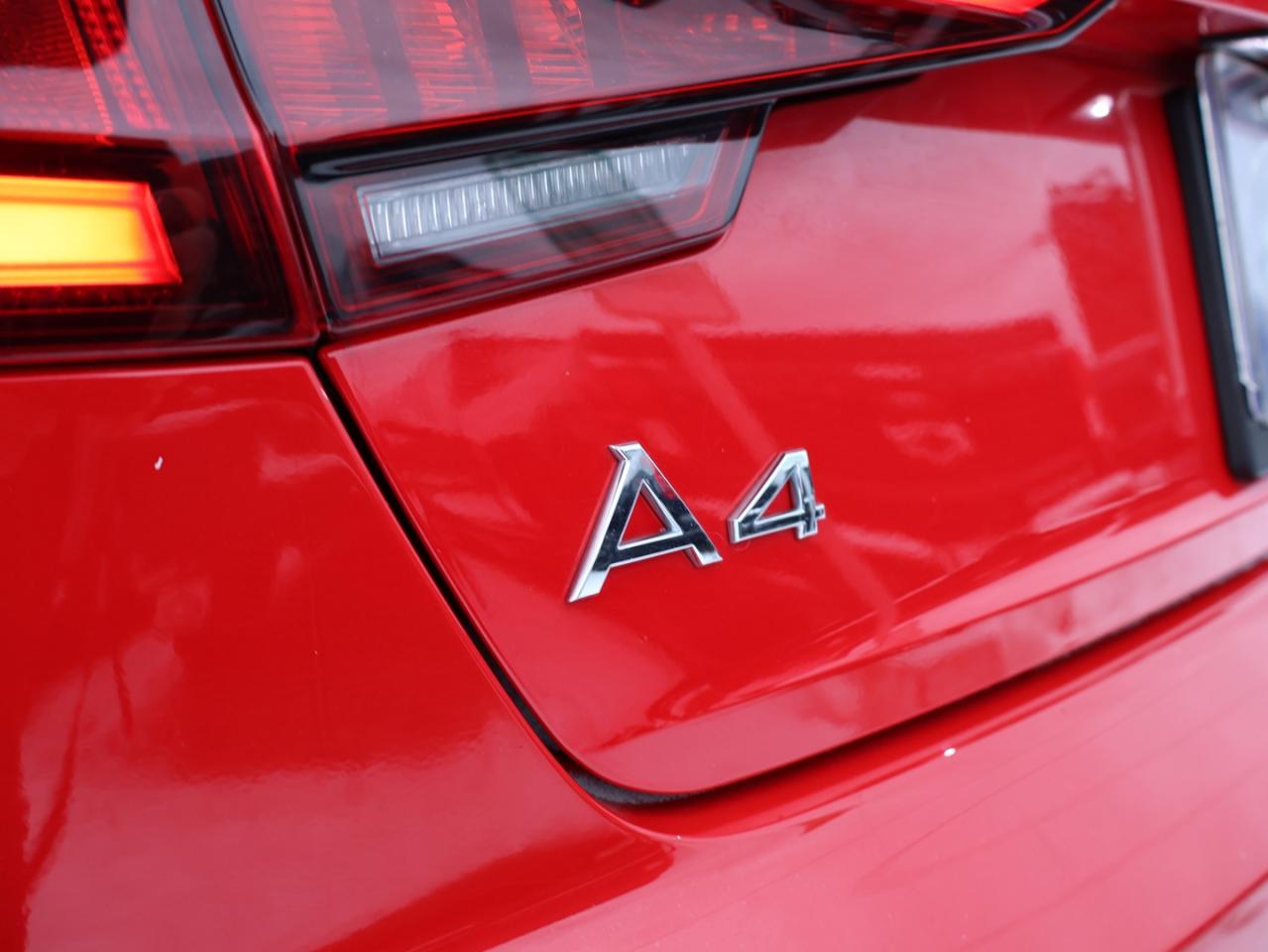 2018 Audi A4 TECH S-LINE AWD CERTIFIED *AUDI MAINTAIN* CAMERA NAV BLUETOOTH LEATHER HEATED SEATS SUNROOF CRUISE ALLOYS Photo