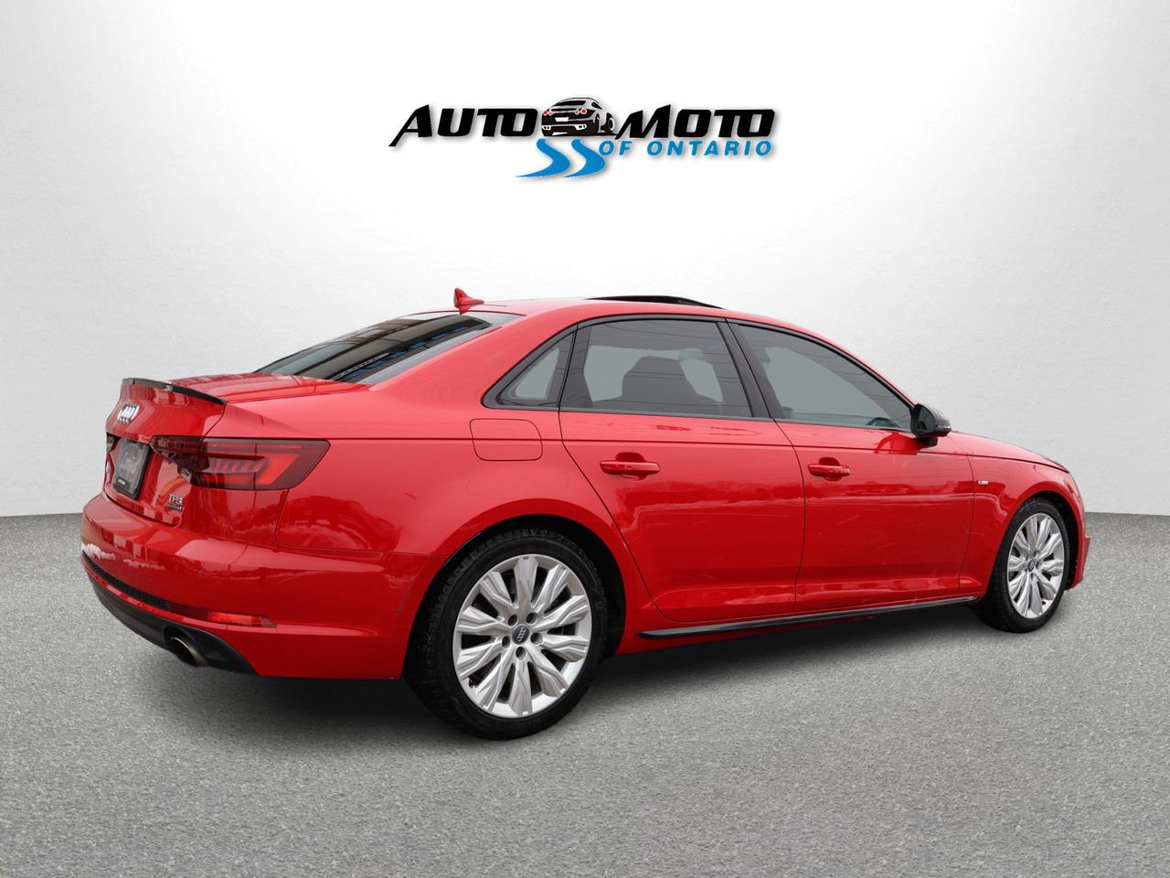 2018 Audi A4 TECH S-LINE AWD CERTIFIED *AUDI MAINTAIN* CAMERA NAV BLUETOOTH LEATHER HEATED SEATS SUNROOF CRUISE ALLOYS Photo