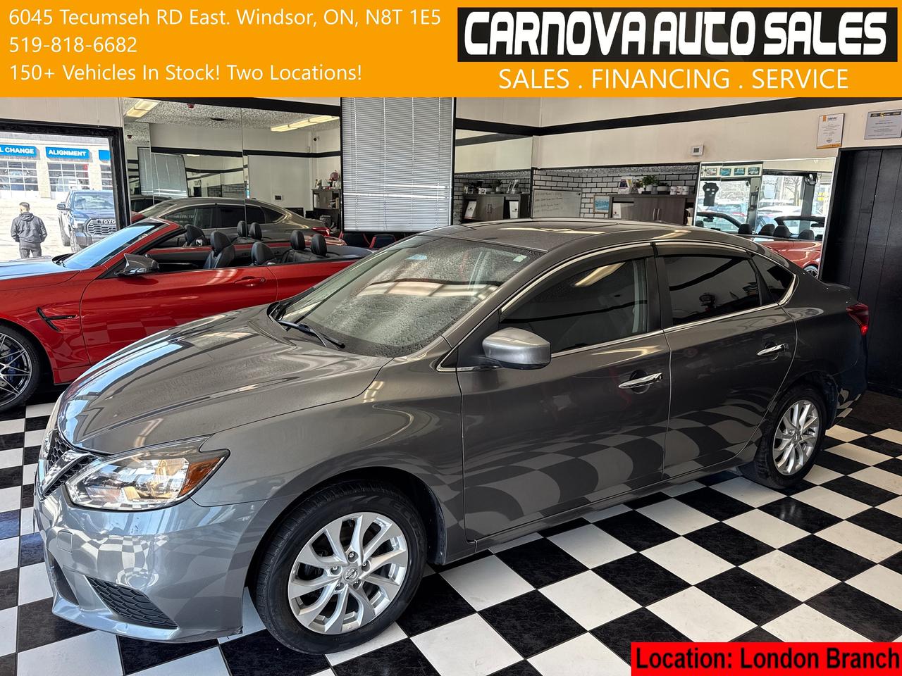 2018 Nissan Sentra SV+Camera+Heated Seats+A/C! Photo