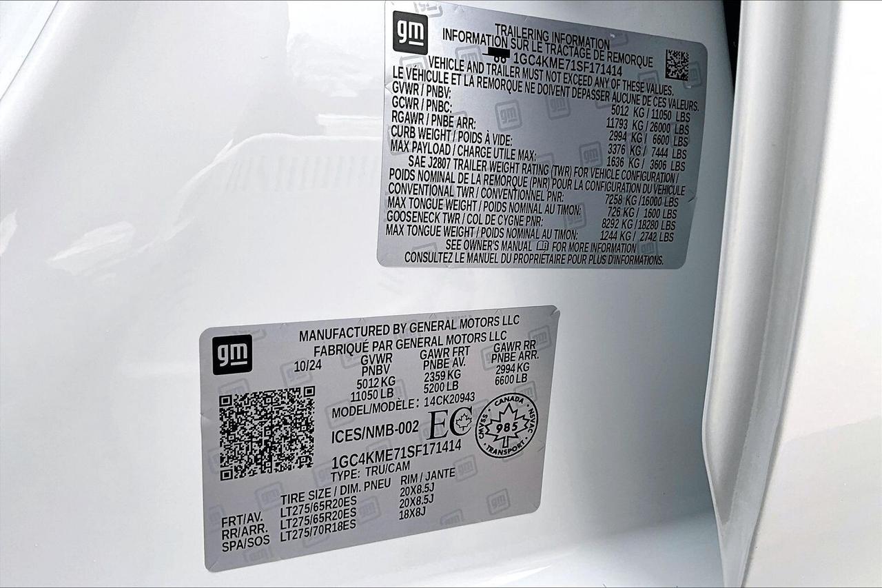 2025 Chevrolet Silverado 2500 HD Custom | 6.6L V8 | Tow Pkg | Steps Liner | 4X4 Photo