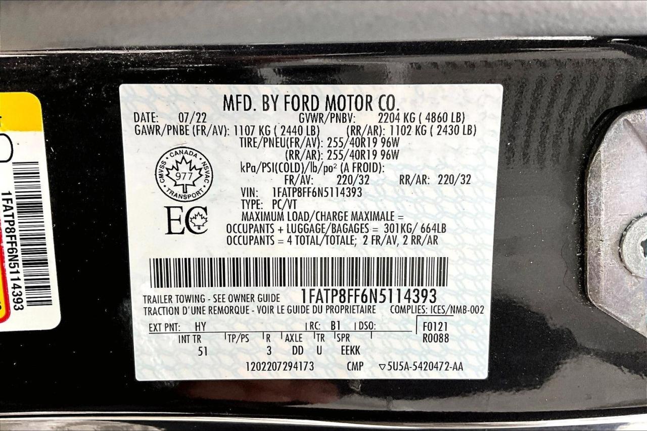 2022 Ford Mustang GT Premium Convertible | 401A Pkg | Black Pkg |RWD Photo