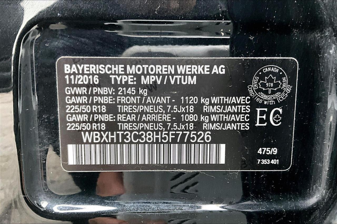 2017 BMW X1 28i |Prem Enhanced |Heated Leather |Panoroof | AWD Photo