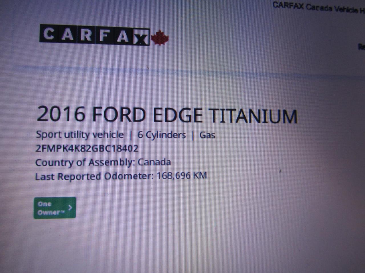 2016 Ford Edge 4DR TITANIUM AWD Photo