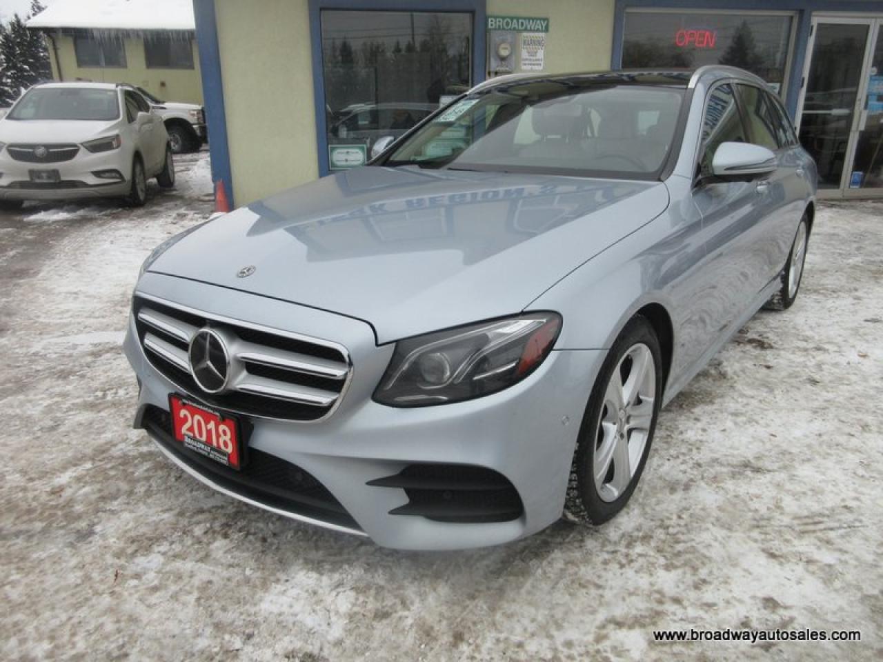 2018 Mercedes-Benz E-Class E400 ALL-WHEEL DRIVE LUXURY-VERSION 7 PASSENGER 3.0L - V6.. BENCH & 3RD ROW.. NAVIGATION.. SUNROOF.. LEATHER.. HEATED SEATS & WHEEL..