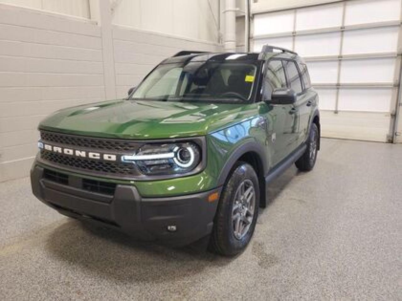 This rugged and refined 2025 Ford Bronco Sport Big Bend 200A stands out in Eruption Green Metallic. Built to tackle adventure and city streets alike, this 5-passenger SUV is powered by a 1.5L EcoBoost® engine, delivering 181 horsepower and 190 lb-ft of torque. Coupled with an 8-speed automatic transmission, the Bronco Sport offers impressive fuel efficiency and performance to match your lifestyle.

Key Features Include:
Heated Front Seats
8-Way Power Drivers Seat
SYNC® 4 with a 13.2 Color Touchscreen
Ford Co-Pilot360 Assist+ featuring Adaptive Cruise Control with Stop & Go
Terrain Management System with 5 G.O.A.T. Modes
LED Headlamps, Fog Lamps, and Signature Lighting
17 Carbonized Grey-Painted High Gloss Aluminum Wheels
Wireless Apple CarPlay® and Android Auto Compatibility
Rain-Sensing Windshield Wipers and Privacy Glass
Intelligent Access with Push-Button Start
Power Moonroof
Convenience Package

Moose Jaw Ford, conveniently located at 1010 North Service Road in Moose Jaw, is your trusted destination for all your automotive needs. With an impressive 4.8-star Google rating from nearly 1,500 reviews, we are proud to deliver an exceptional vehicle-buying experience tailored just for you. Our Moose Jaw Motives set us apart, offering unbeatable value like half-priced oil changes for life on pre-owned vehicles, one year of key and remote protection, and one year of tire and rim protection. Enjoy peace of mind with every purchase. At Moose Jaw Ford, were committed to driving positive change in our community by combining exceptional service, high-quality vehicles, and a guest-first approach. Visit us today!