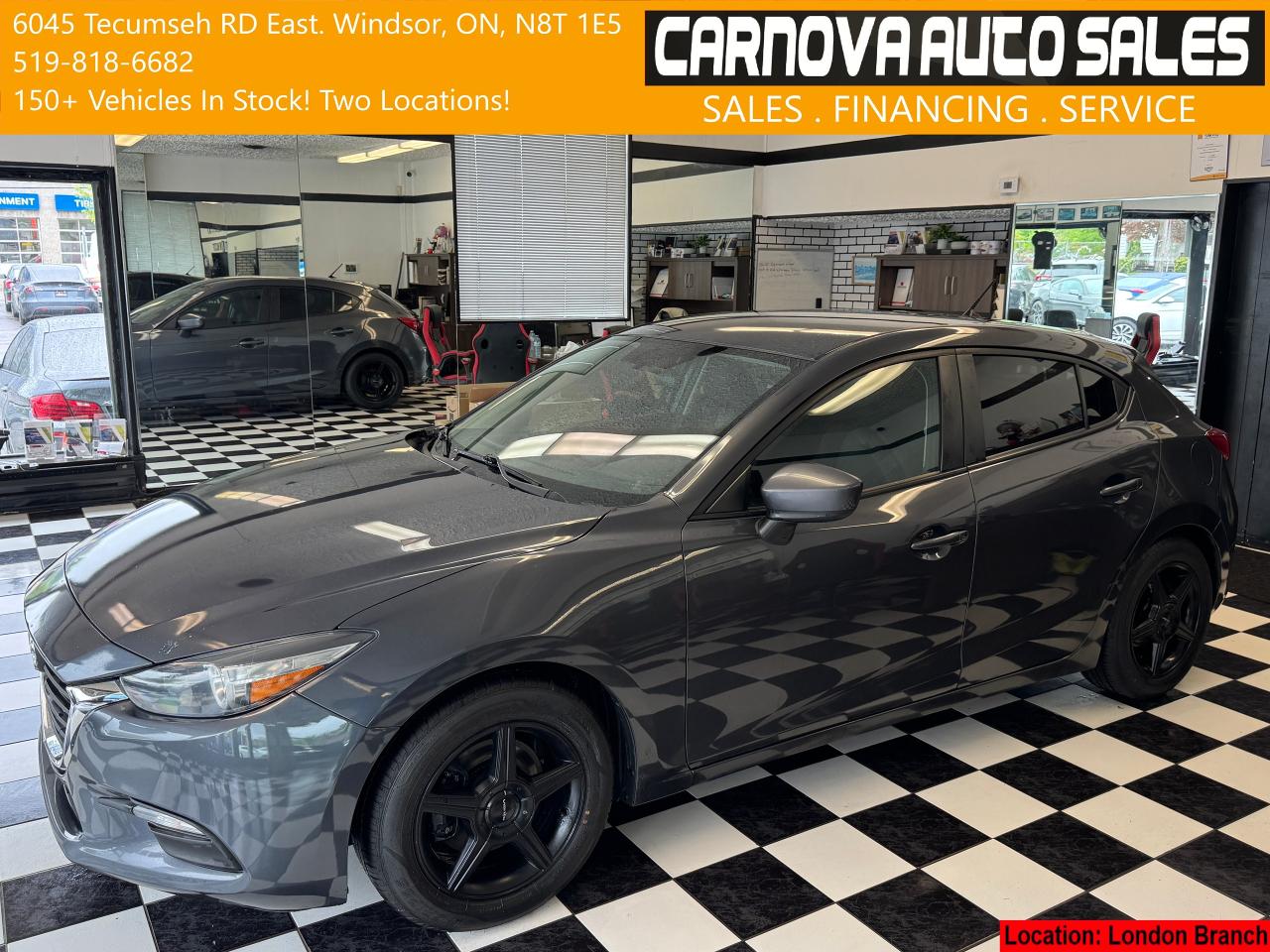 2017 Mazda MAZDA3 GX+Camera+New Tires+New Brakes+A/C+6 SPEED Photo0