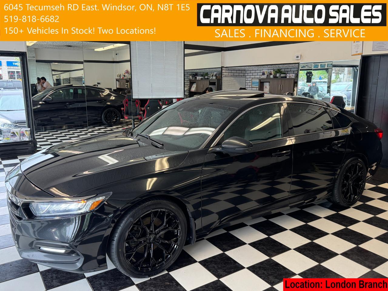 2018 Honda Accord Sport Manual+New Tires+Alloys+Adaptive Cruise+A/C Photo0