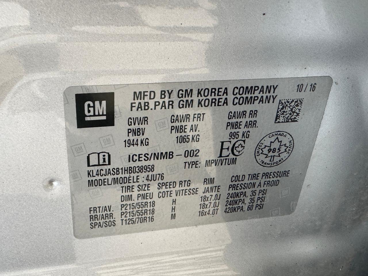 2017 Buick Encore Preferred+New Tires+Brakes+ApplePlay+CLEAN CARFAX Photo