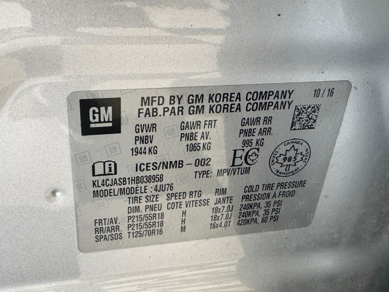 2017 Buick Encore Preferred+New Tires+Brakes+ApplePlay+CLEAN CARFAX Photo