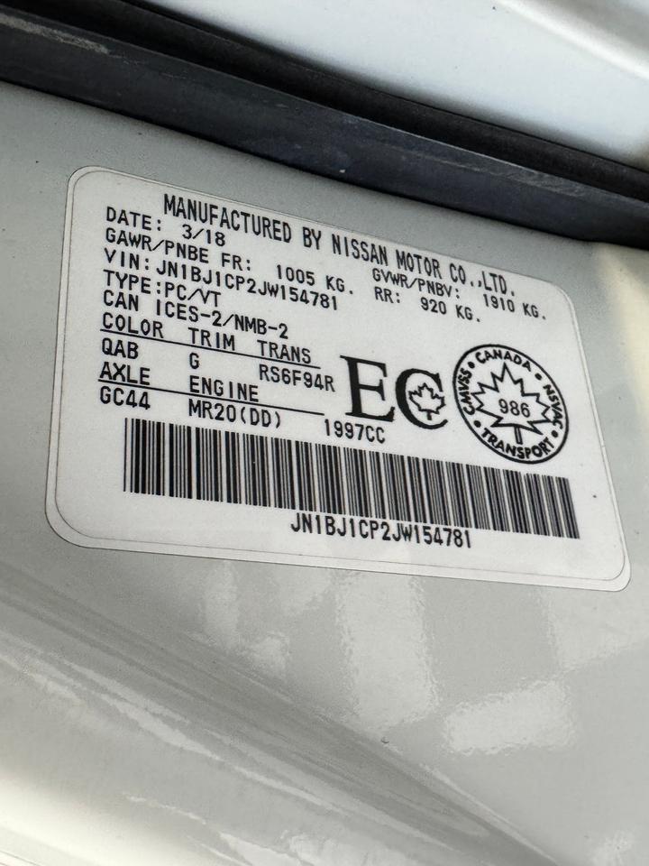 2018 Nissan Qashqai S+Camera+Heated Seats+A/C+CLEAN CARFAX Photo