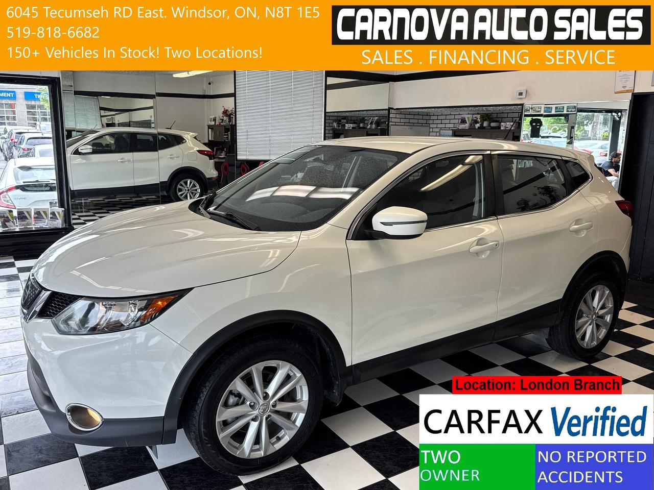 2018 Nissan Qashqai S+Camera+Heated Seats+A/C+CLEAN CARFAX Photo