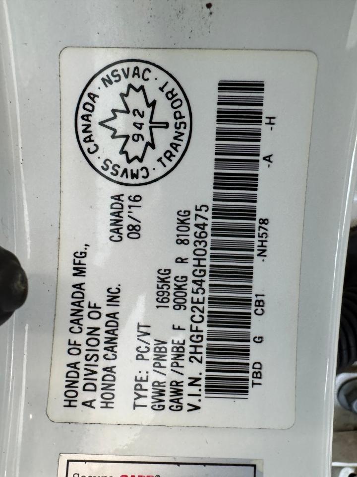 2016 Honda Civic LX+New Tires+Camera+Heated Seats+A/C Photo