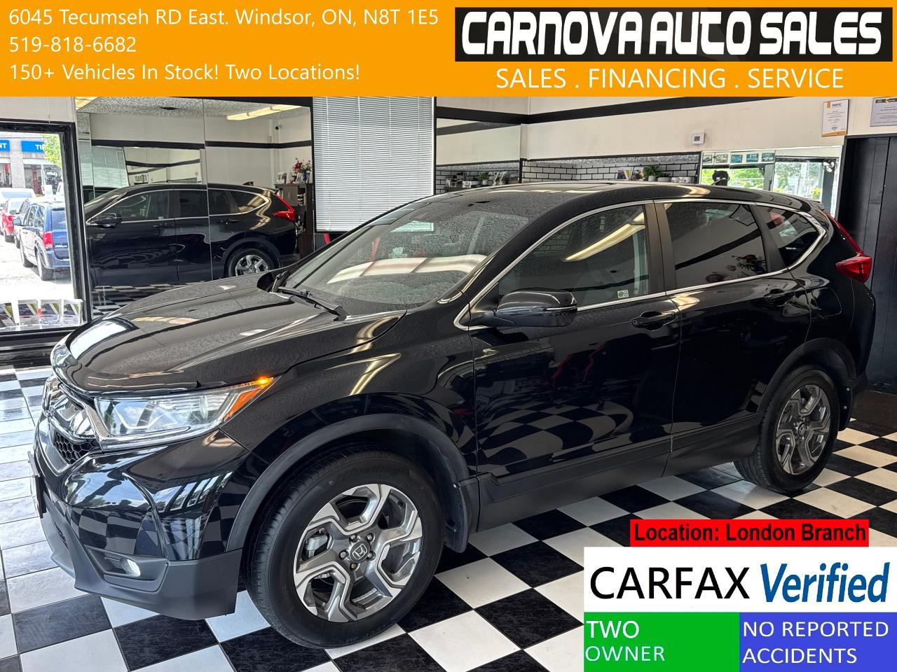 2017 Honda CR-V EX AWD+New Tires+Adaptive Cruise+LKA+CLEAN CARFAX Photo0