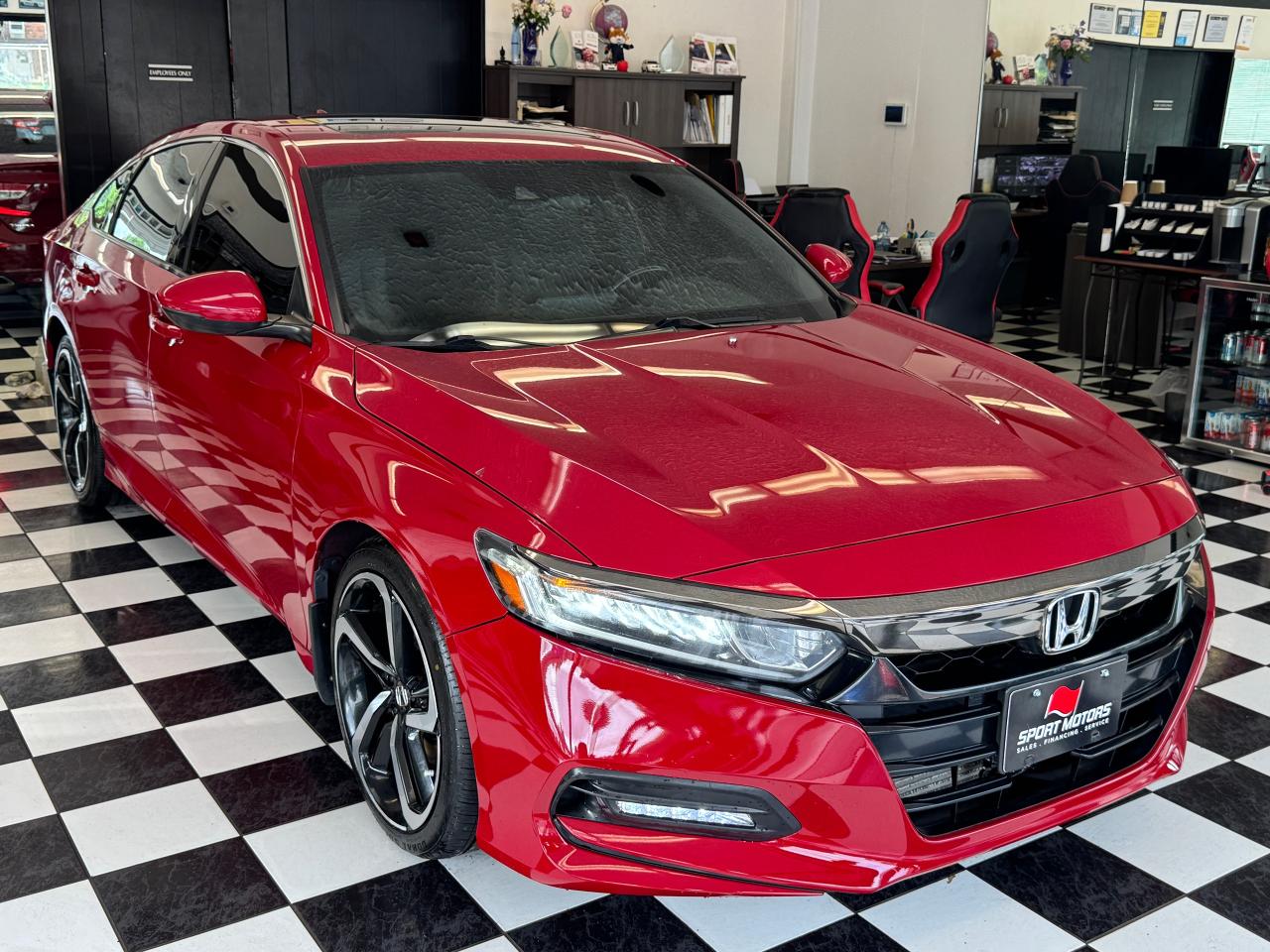 2018 Honda Accord Sport+New Brakes+Adaptive Cruise+CLEAN CARFAX Photo