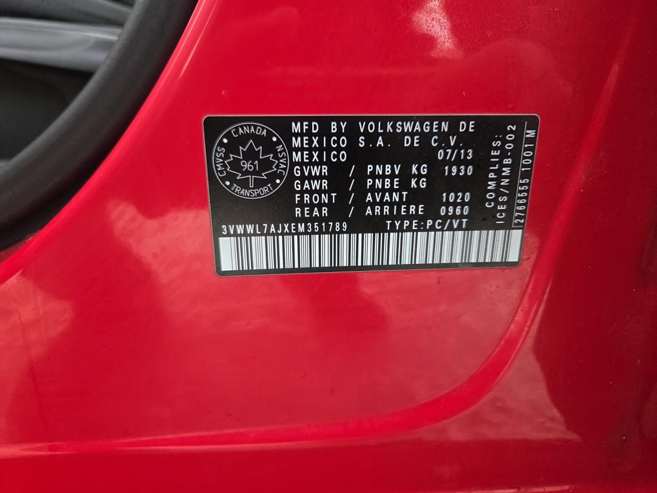 2014 Volkswagen Jetta TDI, DIESEL, MANUAL, 4 CYL, RUNS WELL, AS IS Photo