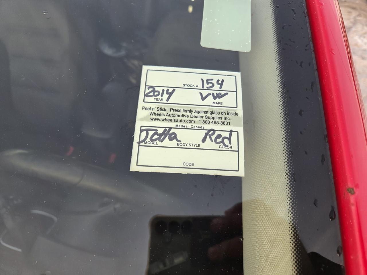 2014 Volkswagen Jetta TDI, DIESEL, MANUAL, 4 CYL, RUNS WELL, AS IS Photo