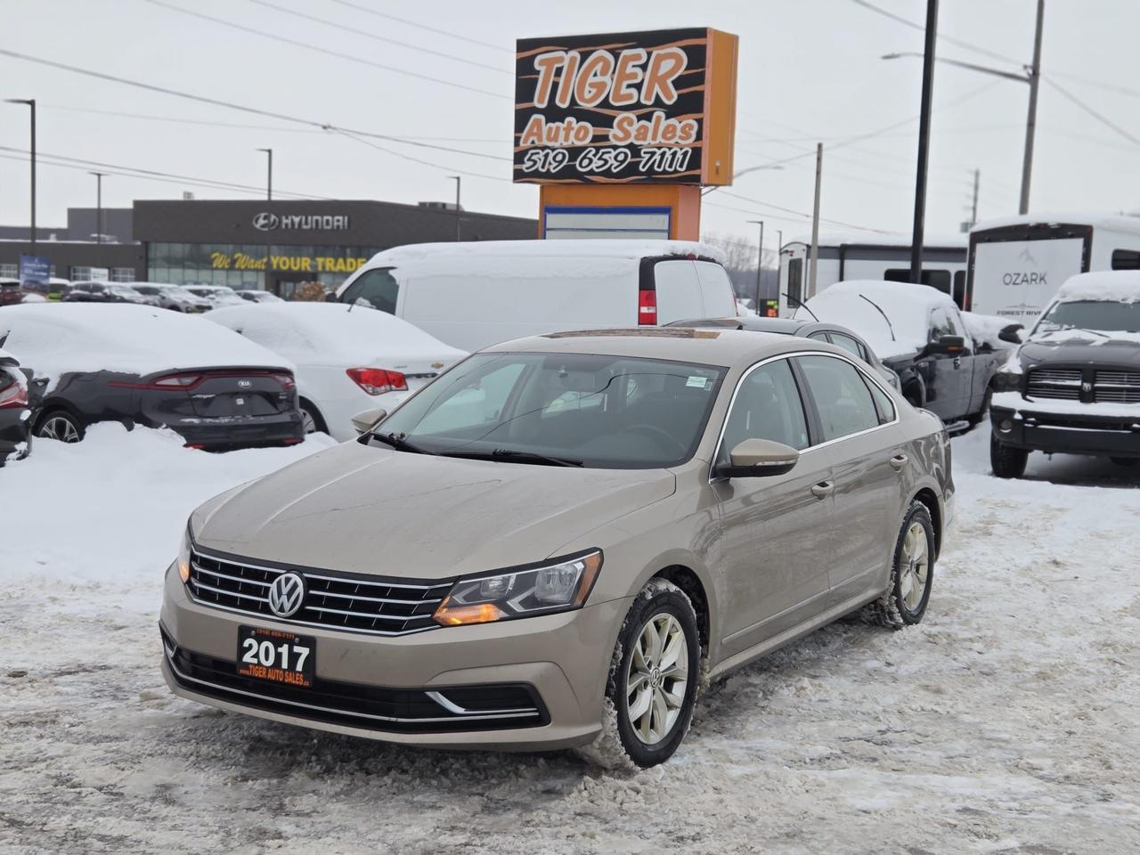 2017 Volkswagen Passat TRENDLINE+, AUTO, 4 CYL, ALLOYS, NO ACCIDENT, CERT