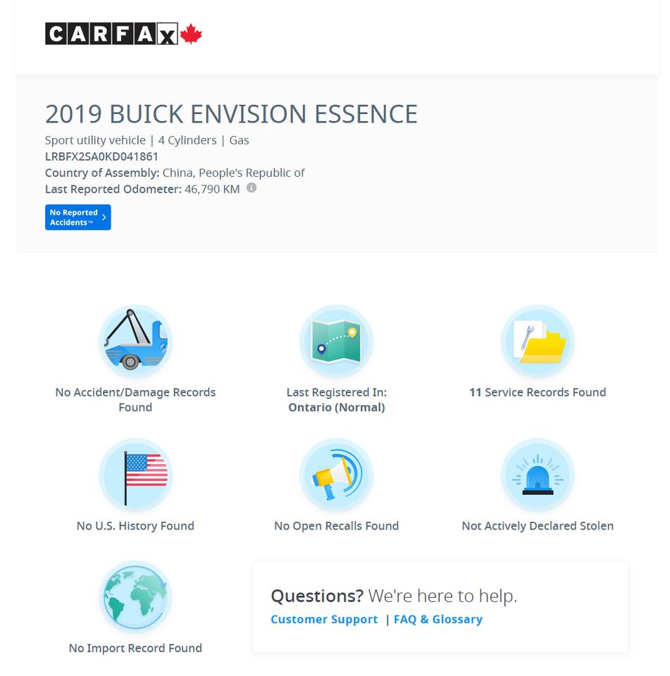 2019 Buick Envision AWD Essence+Roof+Leather+ApplePlay+CLEAN CARFAX Photo