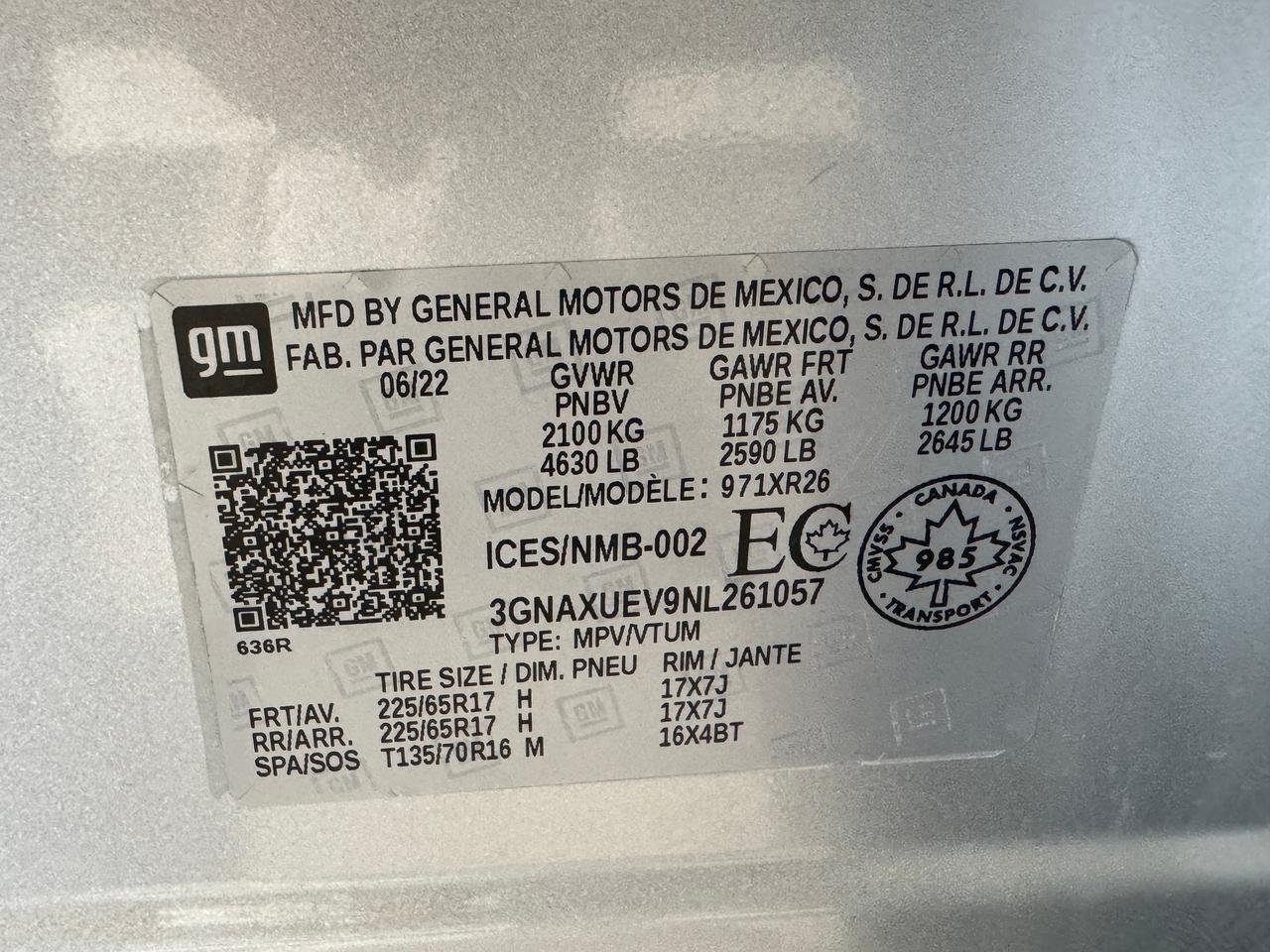 2022 Chevrolet Equinox AWD LT+New Tires+ApplePlay+CLEAN CARFAX Photo