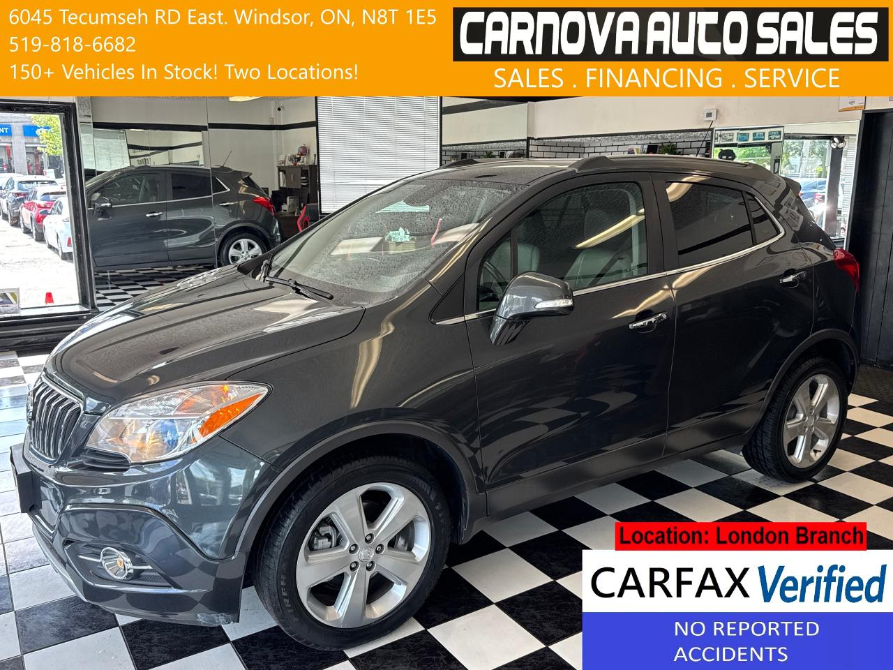 2016 Buick Encore Leather+New Tires+Brakes+Camera+Heated Seats Photo0