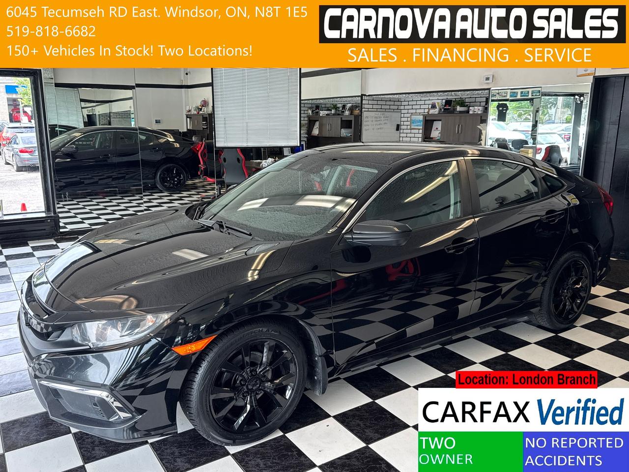 2019 Honda Civic LX Manual+New Tires+Brakes+ACCIDENT FREE Photo0