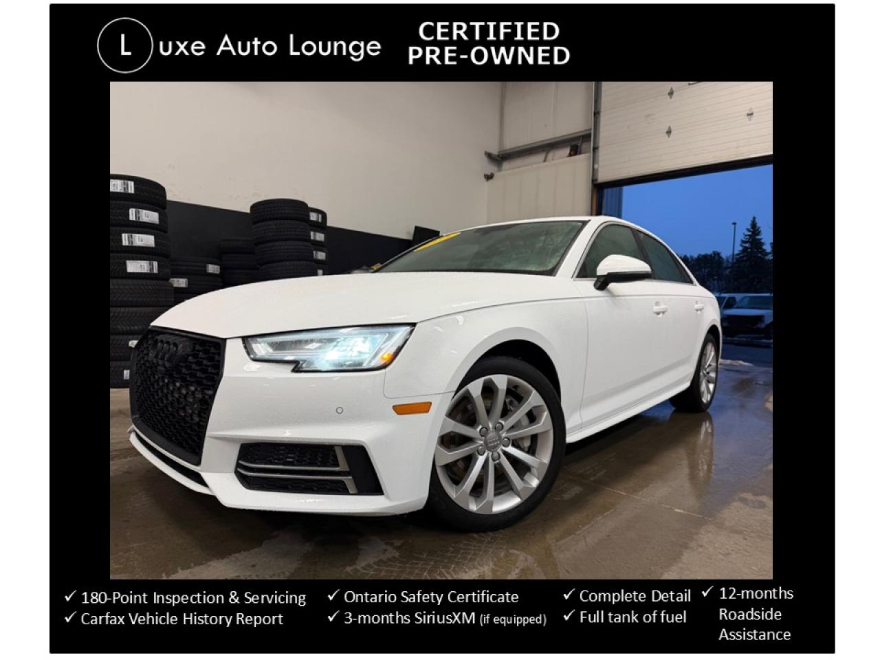 2018 Audi A4 Progressiv AWD, ONLY 73K!! NAV, LEATHER, SUNROOF!! Photo48