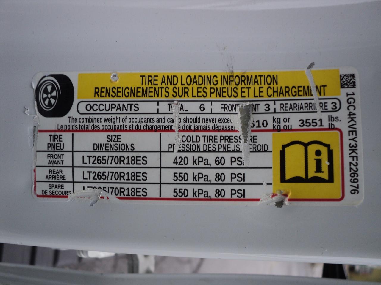 2019 Chevrolet Silverado 3500 HD WT CrewCab 4WD 6.6L8cylDiesel 6'7"Box Photo