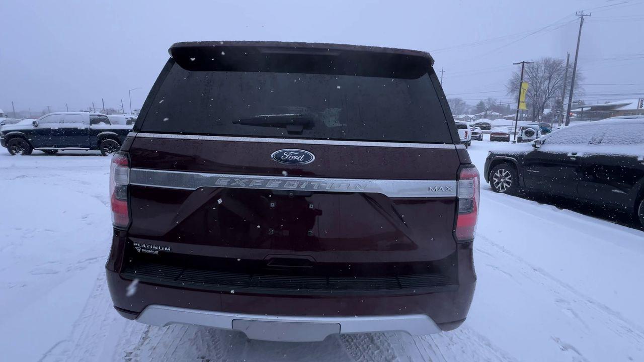 2020 Ford Expedition Max Platinum 4X4, 7 PASSENGER, MOONROOF, HEATED LEATHER SEATS, BACK UP CAM, NAV, POWER LIFTGATE!! Photo