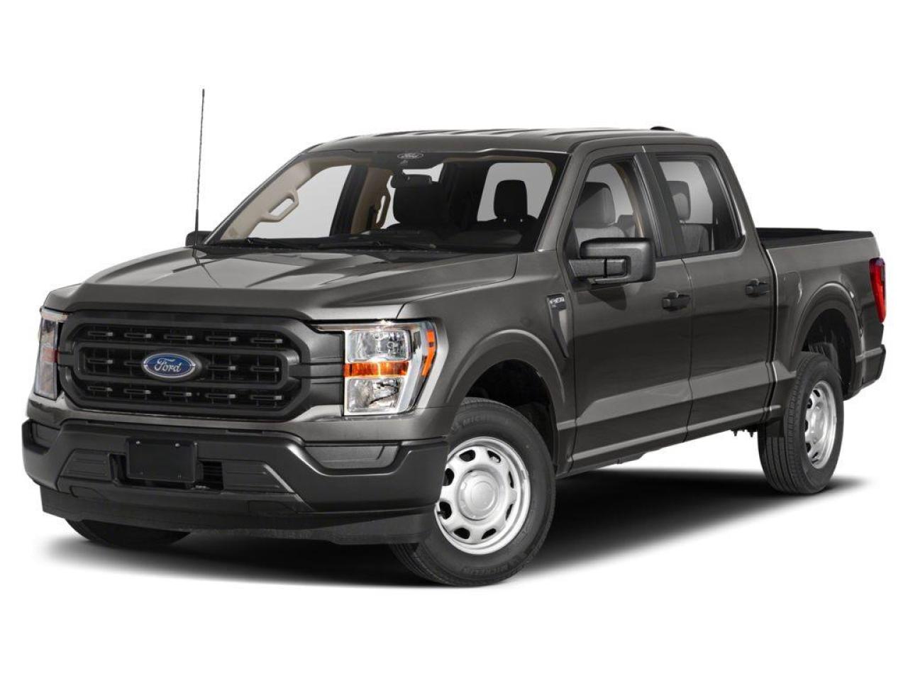 Recent Arrival! Grey 2022 Ford F-150 XLT 4WD 10-Speed Automatic 5.0L V8<br><br><br>10-Way Power Driver & Passenger Seats, 2-Bar Style Chrome Surround Grille w/Black Accents, 6 Bright Polished Running Board, 8 Productivity Screen in Instrument Cluster, BLIS w/Trailer Tow Coverage, Block heater, BoxLink Cargo Management System, Chrome Door & Tailgate Handles w/Body-Colour Bezel, Chrome Single-Tip Exhaust, Class IV Trailer Hitch Receiver, Dual Zone Electronic Automatic Temperature Control, Equipment Group 302A High, Integrated Trailer Brake Controller, Intelligent Access w/Push Button Start, Interior Auto-Dimming Rearview Mirror, Leather-Wrapped Steering Wheel, LED Box Lighting w/Zone Lighting, LED Reflector Headlamps, LED Side-Mirror Spotlights, Manual Folding Power Glass Sideview Heated Mirrors, Onboard 400W Outlet, Power windows, Power-Sliding Rear Window w/Privacy Glass, Pro Trailer Backup Assist, Rear Under-Seat Storage, Remote keyless entry, Remote Start System w/Remote Tailgate Release, SecuriCode Drivers Side Keyless-Entry Keypad, SYNC 4 w/Enhanced Voice Recognition, Telescoping steering wheel, Tilt steering wheel, Trailer Tow Package, Wheels: 20 6-Spoke Dark Alloy Painted Aluminum, XTR 4x4 Decal, XTR Package.